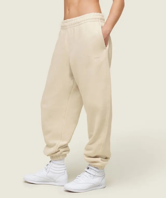Gymshark everywear Relaxed Joggers - Oat White