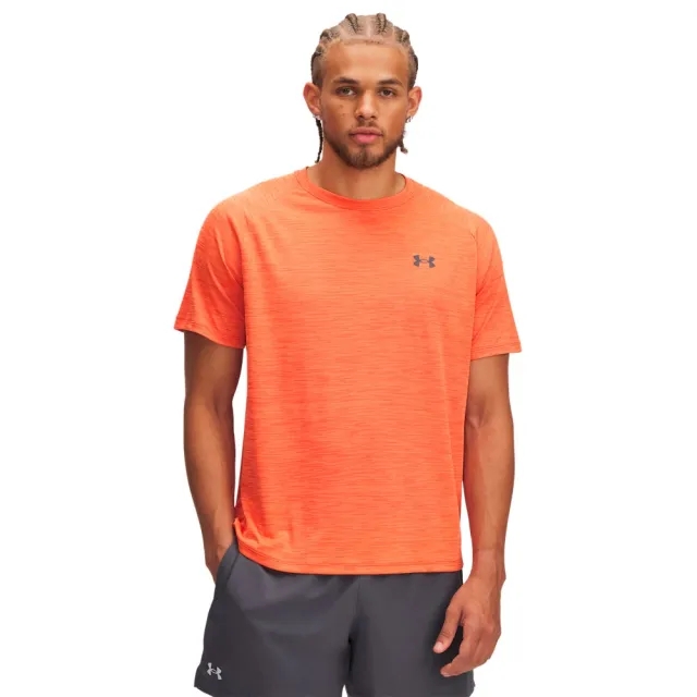 Under Armour UA Tech Textured Short Sleeved T-Shirt - Orange - Size 2XL - Orange