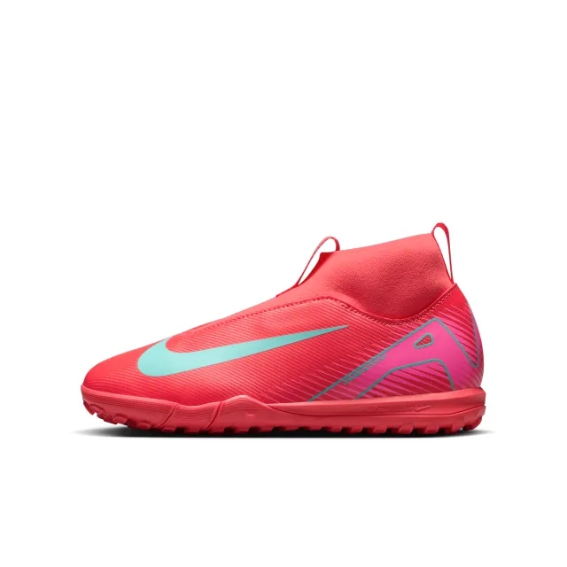Nike Jr. Mercurial Superfly 10 Academy Younger/Older Kids' TF High-Top Football Shoes - Red