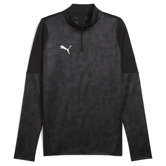 Puma Training Shirt Teamcup 1/4 Zip - ['Black']