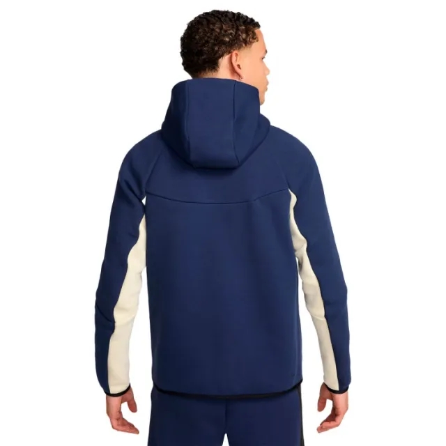 Nike Tech Fleece Full Zip Hoodie - Blue - Mens