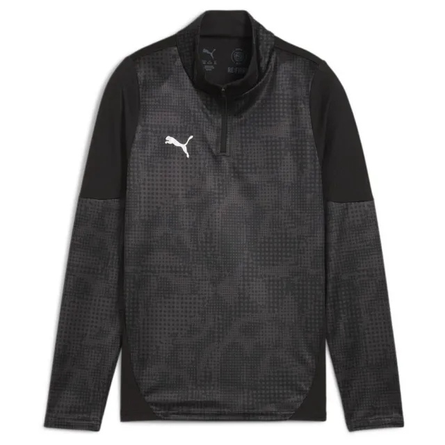 Puma Training Shirt Teamcup 1/4 Zip - ['Black']