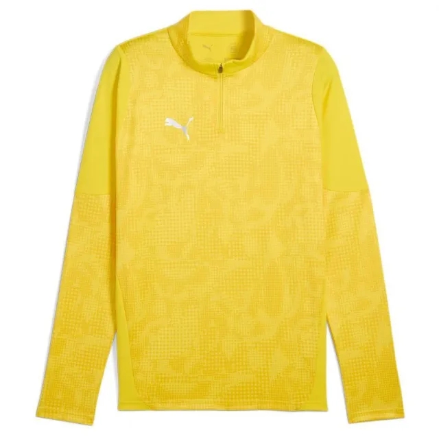 Puma Training Shirt Teamcup 1/4 Zip - ['Yellow']