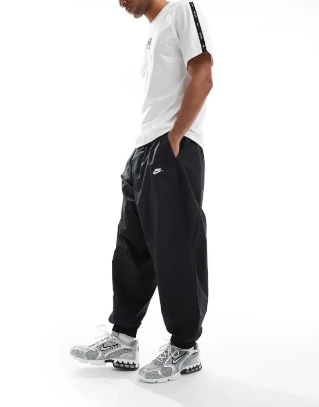 Nike Track Pants Club Woven Oversized - ['Black']