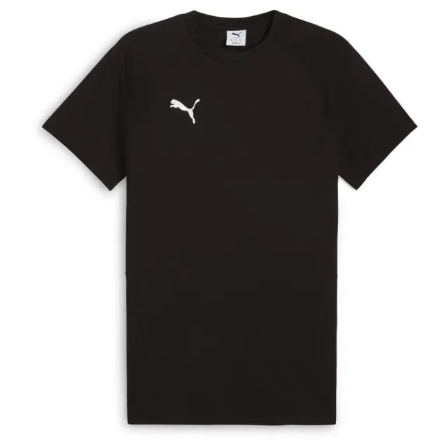 Puma T-Shirt Teamevostripe - ['Black']