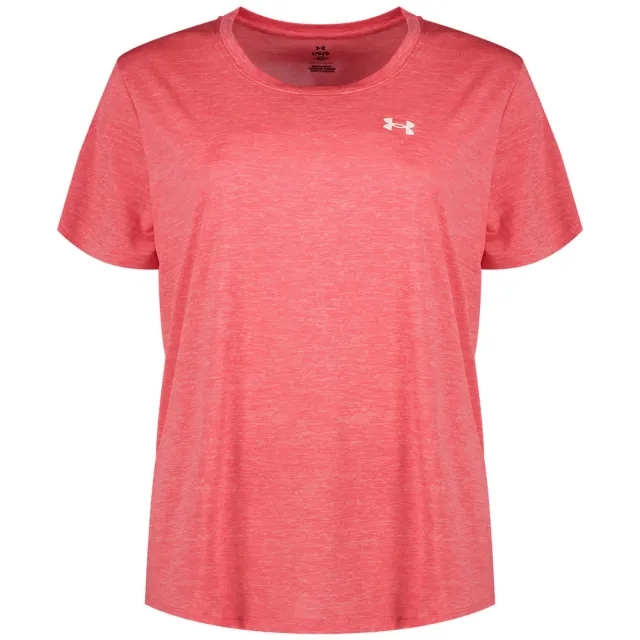 Women's  Under Armour  Tech™ Twist Short Sleeve Super Pink / White M