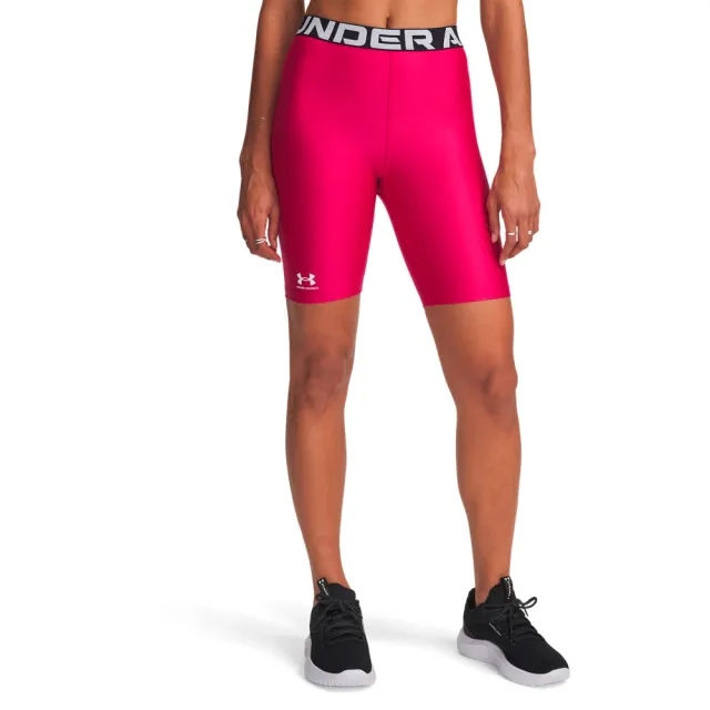 Under Armour Women's HeatGear® 8 Shorts Shaded Fuchsia / White XS