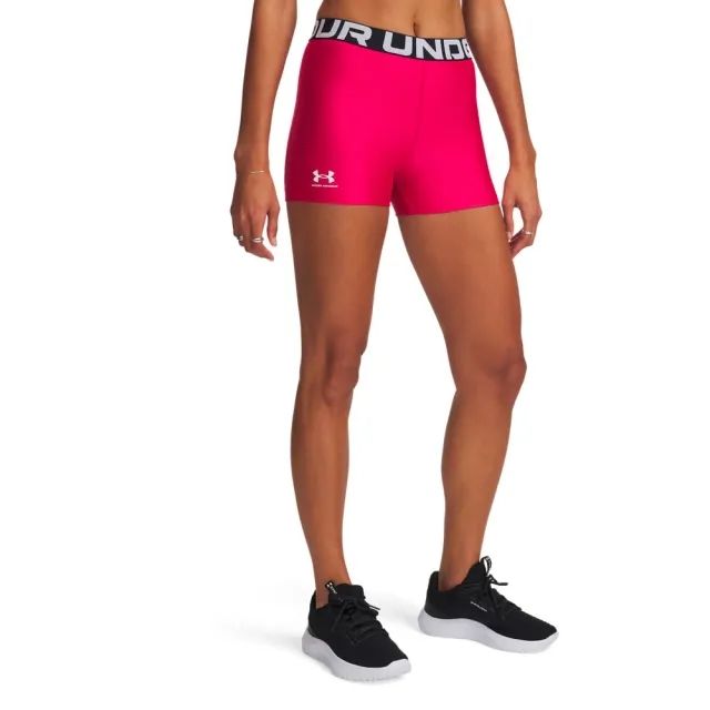Under Armour Women's HeatGear® Shorty Shaded Fuchsia / White M