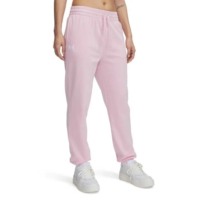 Women's  Under Armour  Rival Terry Joggers Prime Pink / White XS