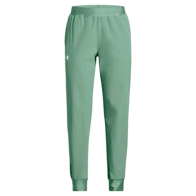 Girls'  Under Armour  Rival Woven Joggers Silica Green / White YXS (48 - 50 in)