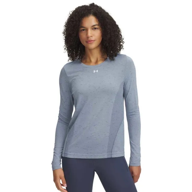 Women's  Under Armour  Vanish Seamless Loose Long Sleeve Harbor Blue / Downpour Gray / White XS
