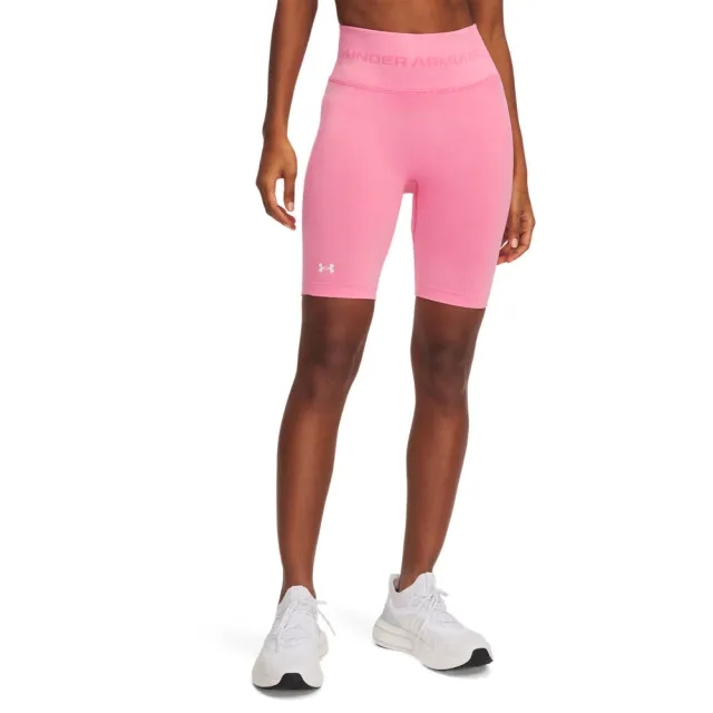 Women's  Under Armour  Vanish Seamless Washed Shorts Shaded Fuchsia / White XS