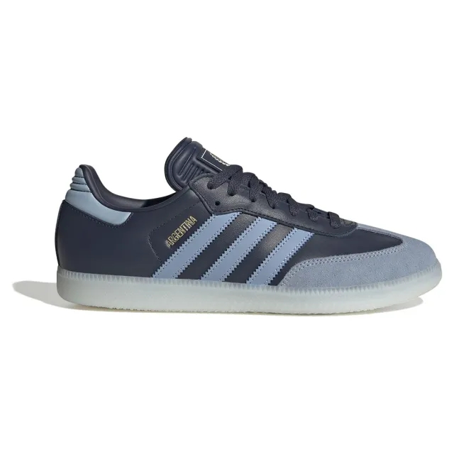 Adidas Samba Argentina 50 Years Anniversary - Shadow Navy/Ambient Sky/Gold Metallic Limited Edition - ['Blue']
