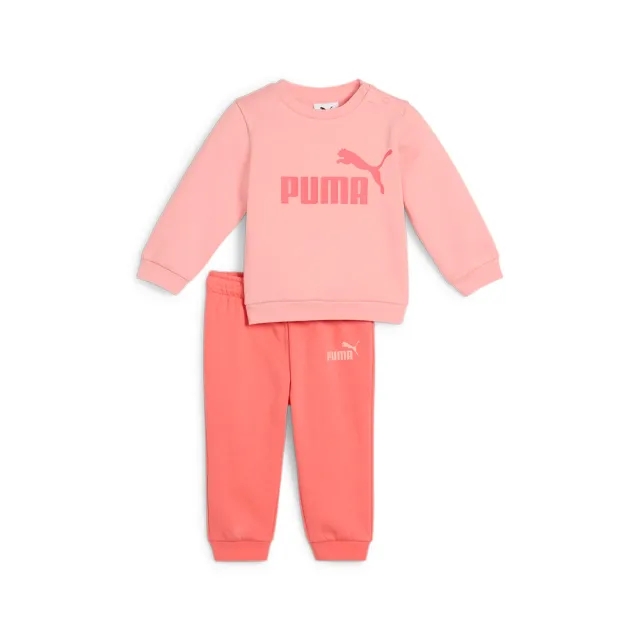 PUMA Minicats Essentials Crew Shirt Set Toddler, Pink Fruit