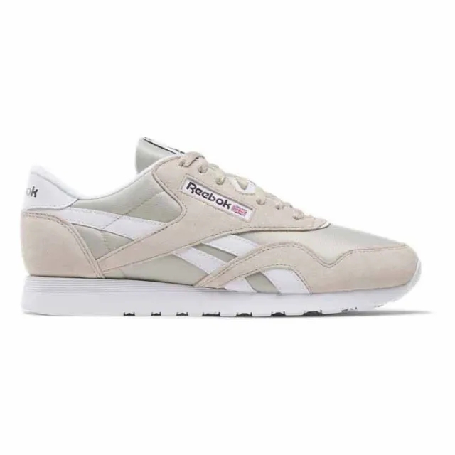 Reebok Classic Suede Trainers, Beige/White