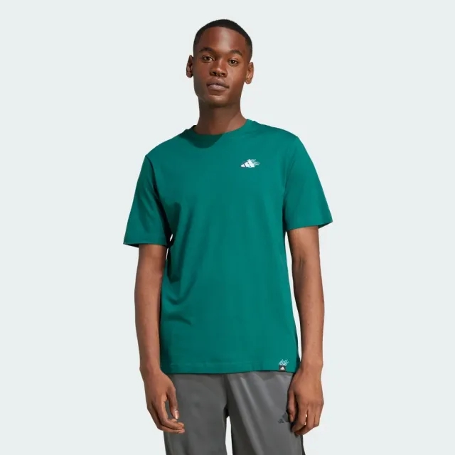Adidas Lounge Mini Embroidery Graphic Short Sleeve T-shirt