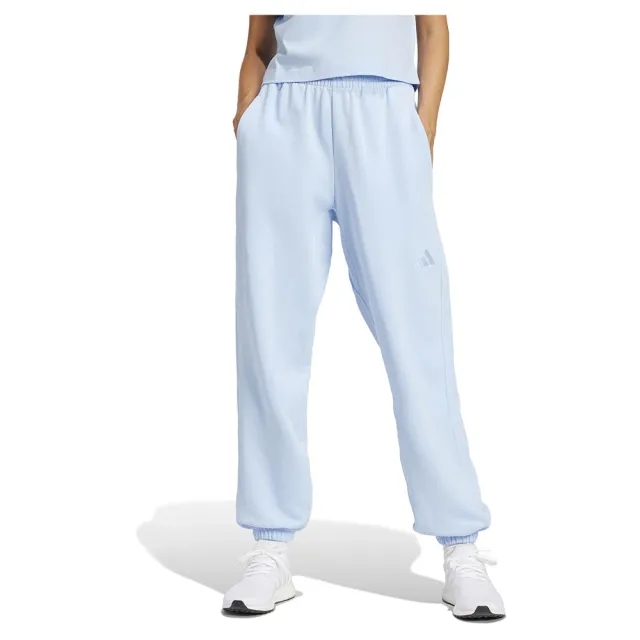 adidas Women's ALL SZN French Terry Loose Joggers - Glow Blue -  Size: XS