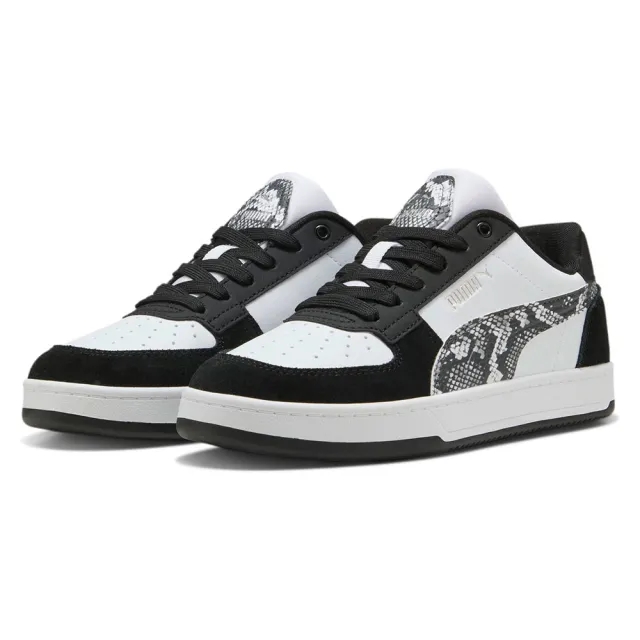 PUMA Caven 2.0 Snake Chic Women, Black/White/Aged Silver
