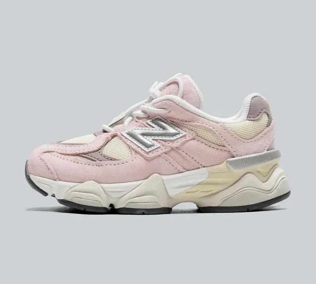 New Balance Infants' 9060 in Pink/Purple Leather