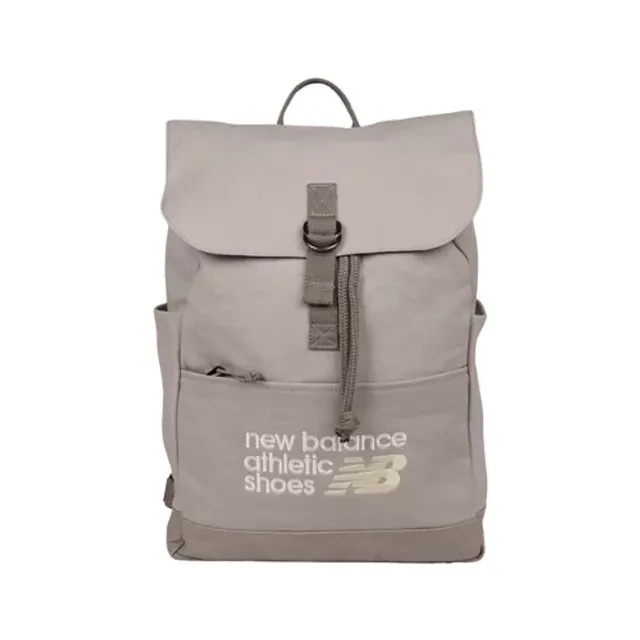 New Balance Unisex Canvas Backpack in Beige Polyester