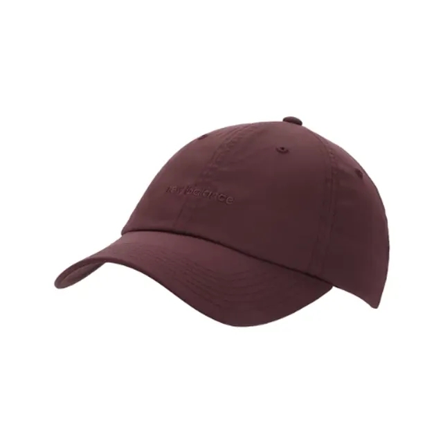 New Balance Women's 6 Panel Linear Logo Hat in Purple Polyester