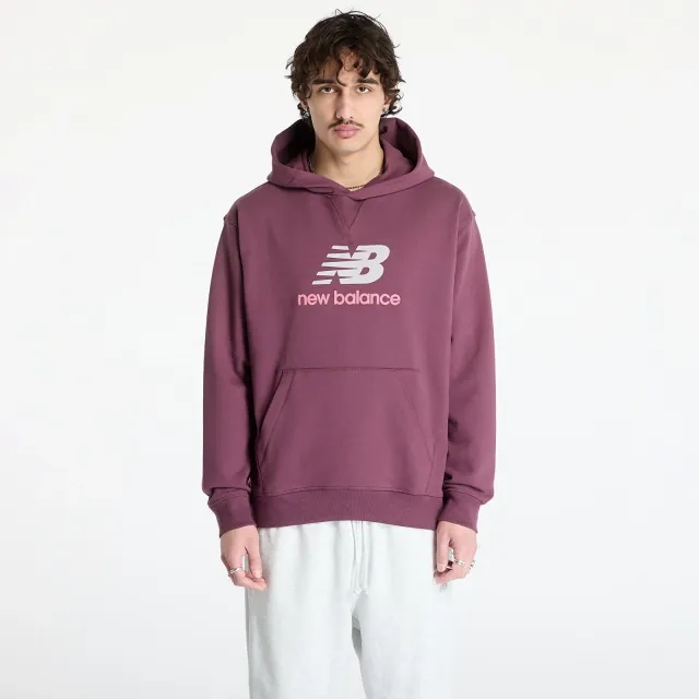 Sweatshirt New Balance Athletics French Terry Logo Hoodie Violet Xxl