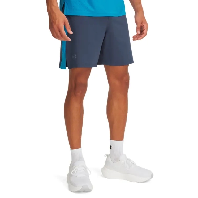Men's  Under Armour  Launch Elite 7'' Shorts Downpour Gray / Ether Blue / Reflective L