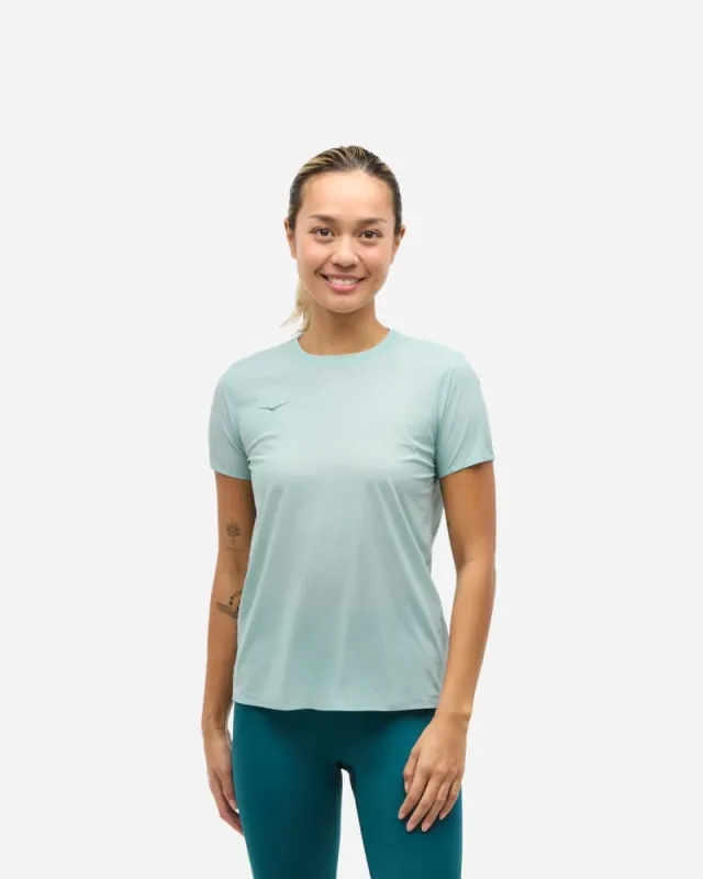 Hoka One One HOKA Women's Airolite Run Top - Druzy - XS - Green