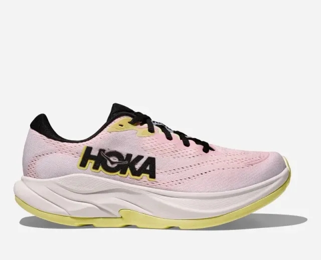 Hoka One One HOKA Women's Rincon 4 Road Running Shoes in Carnation/Starlight Glow