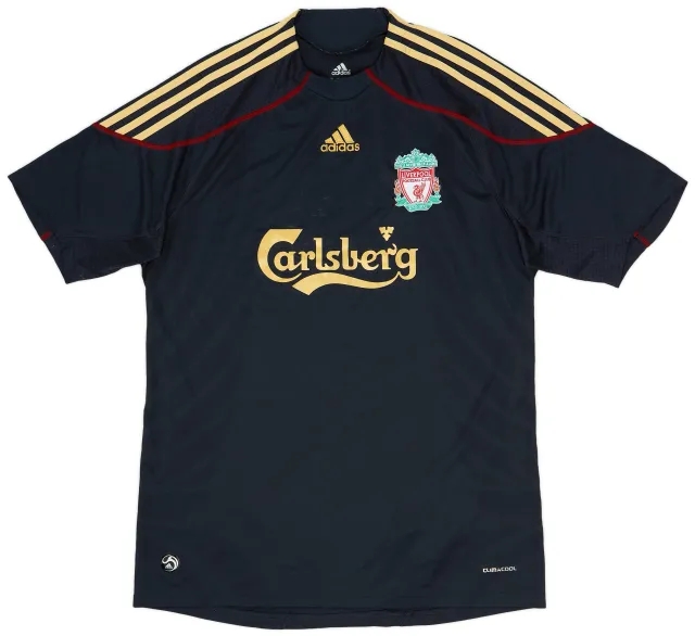 adidas 2009-10 Liverpool Away Shirt Gerrard #8 - 5/10 - (L)