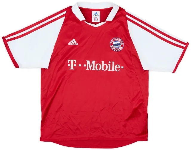 adidas 2003-04 Bayern Munich Home Shirt - 6/10 - (L.Boys)