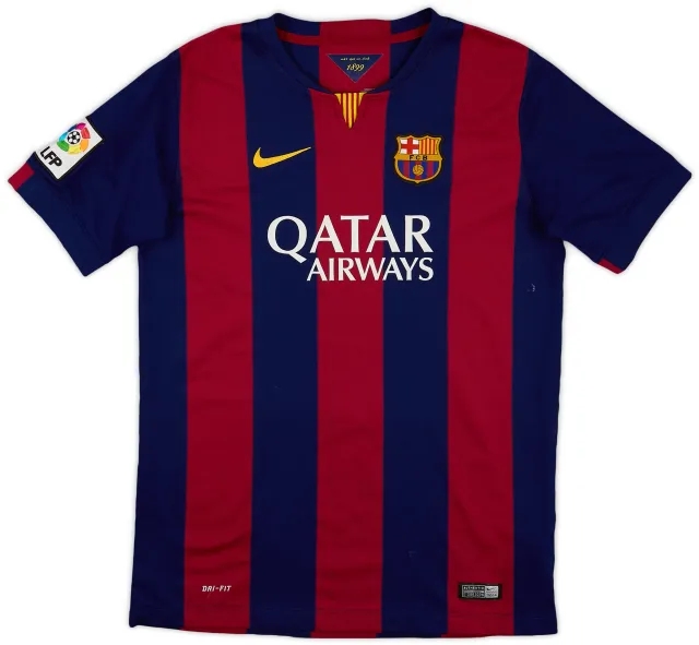 Nike 2014-15 Barcelona Home Shirt - 7/10 - (XL.Boys)