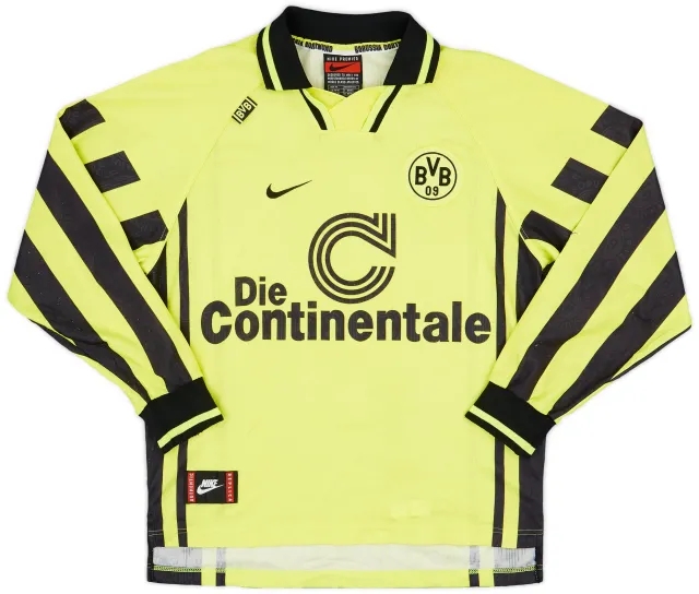 Nike 1996-97 Borussia Dortmund Home L/S Shirt - 5/10 - (M)