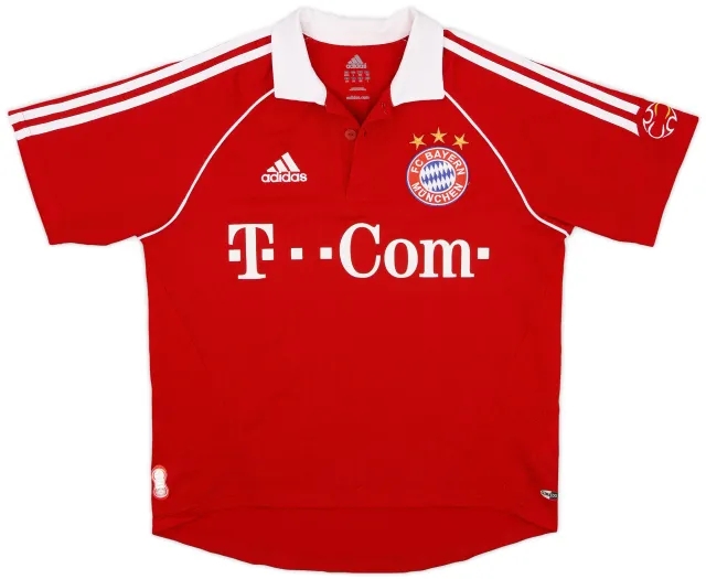 adidas 2006-07 Bayern Munich Home Shirt - 9/10 - (L.Boys)