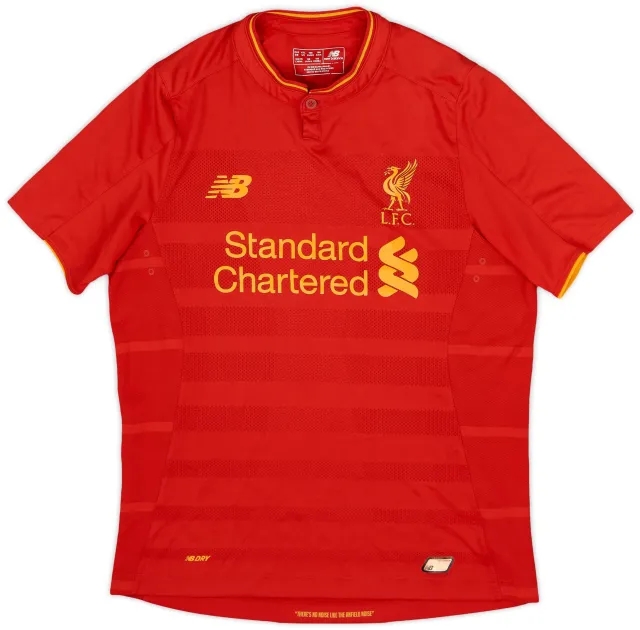 NewBalance 2016-17 Liverpool Home Shirt - 8/10 - (XL.Boys)