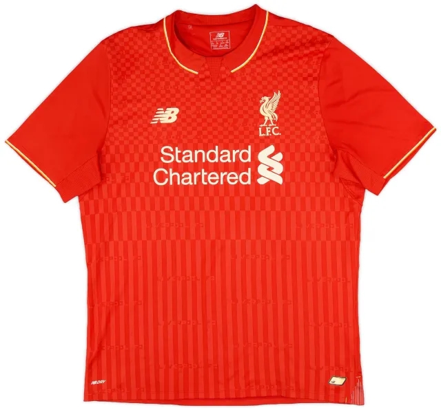 NewBalance 2015-16 Liverpool Home Shirt - 6/10 - (L)