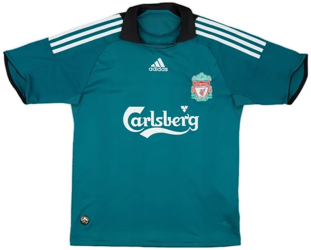 adidas 2008-09 Liverpool Third Shirt - 6/10 - (L.Boys)