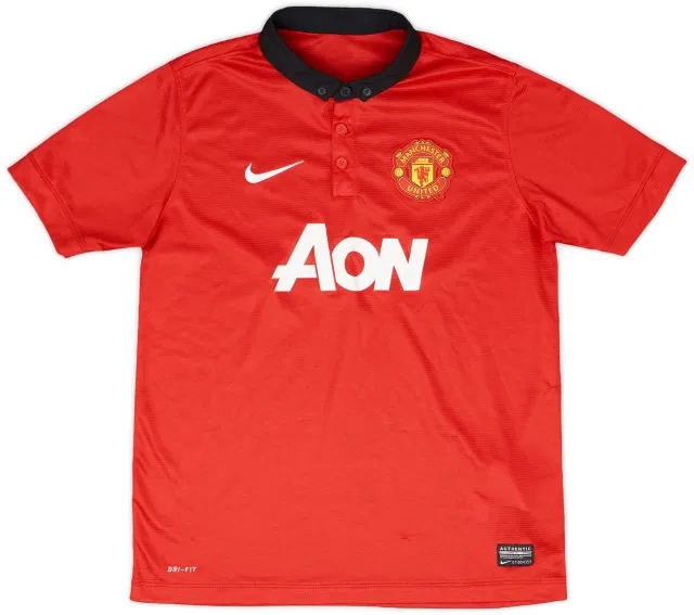 Nike 2013-14 Manchester United Home Shirt Chicharito #14 - 8/10 - (L)