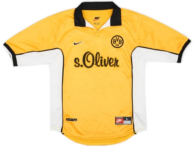 Nike 1998-00 Borussia Dortmund Home Shirt - 8/10 - (L.Boys)