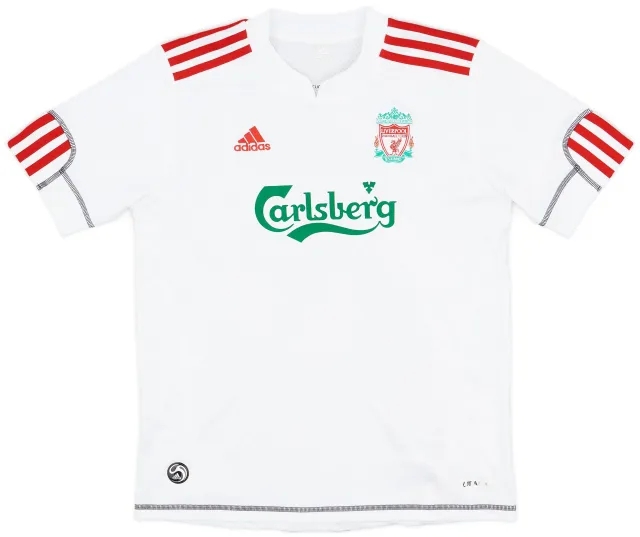 adidas 2009-10 Liverpool Third Shirt - 7/10 - (L.Boys)