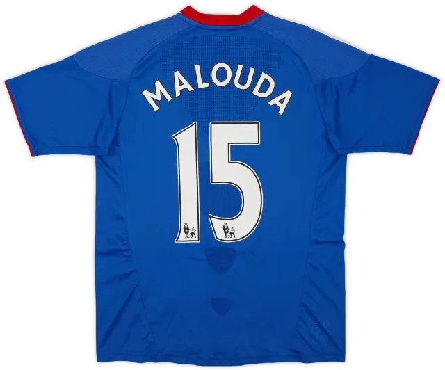 adidas 2010-11 Chelsea Home Shirt Malouda #15 - 6/10 - (L.Boys)
