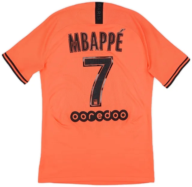 Nike 2019-20 Paris Saint-Germain Authentic Away Shirt Mbappe #7 - 7/10 - (S)