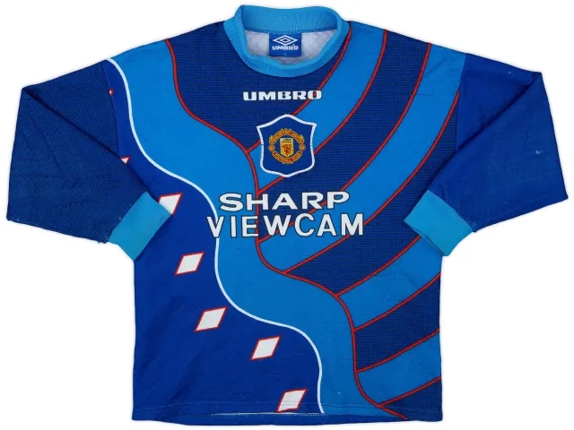 Umbro 1994-96 Manchester United GK Shirt - 6/10 - (Y)