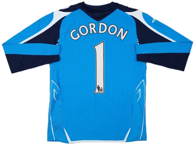 Umbro 2007-09 Sunderland GK Shirt Gordon #1 - 9/10 - (XL.Boys)