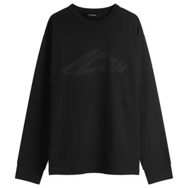 Dsquared2 Men's ICON Loose Fit Long Sleeve T-Shirt Black
