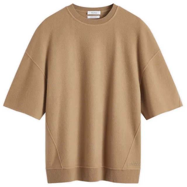 Max Mara Women's Haven Oversized Cashmere T-Shirt Camel