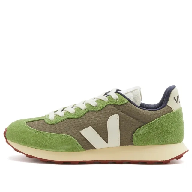 Veja Women's Rio Branco II Sneaker in Ripstop Khaki/Pierre