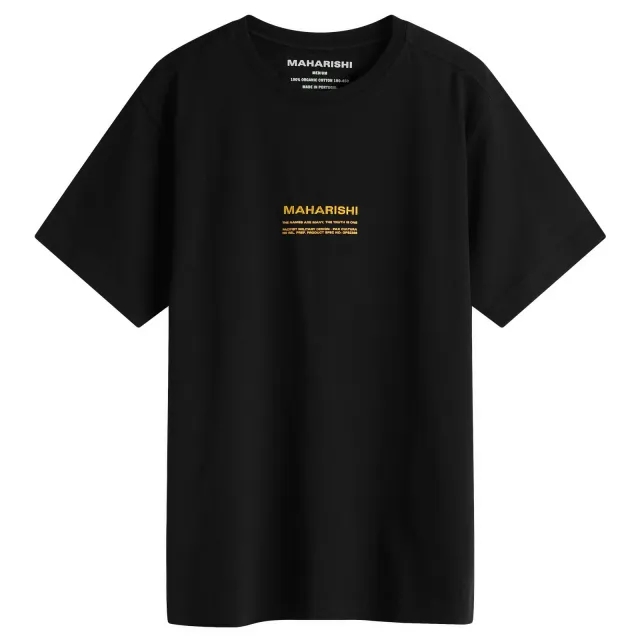 Maharishi Men's Less Dangerous T-Shirt Black