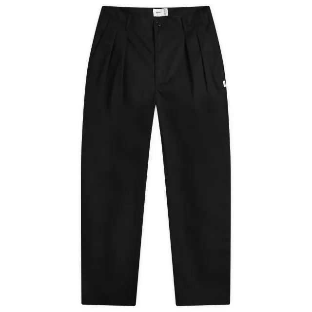 WTAPS Men's 16 Double Pleat Trousers Black