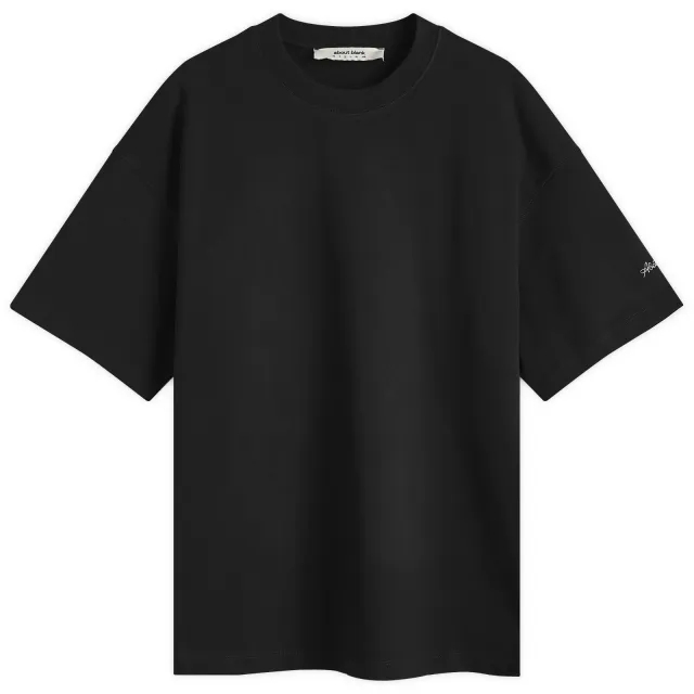 about:blank Chain Stitch T-Shirt - Presented by END. Black